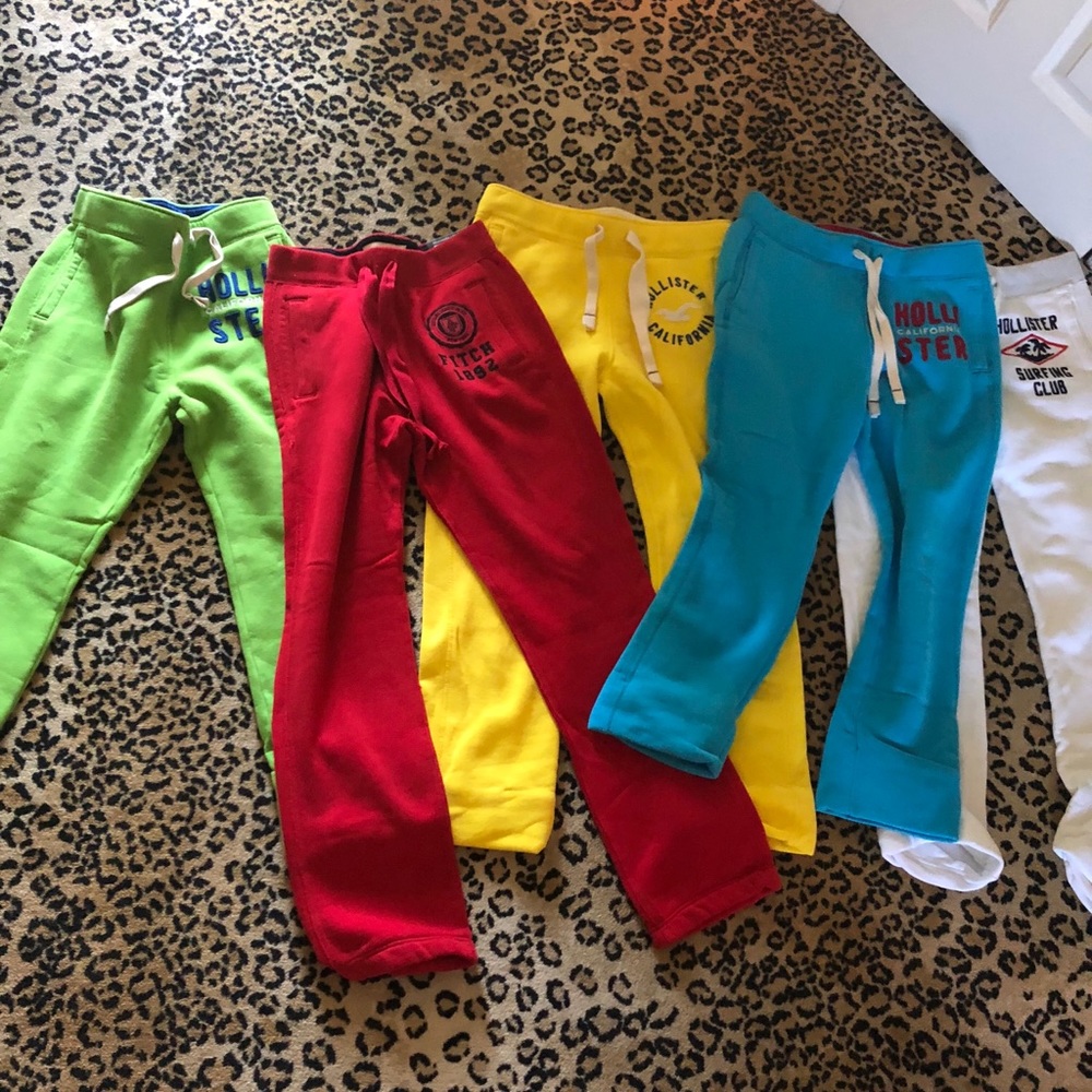 5 pairs of Hollister/ Abercrombie sweat pants - Picture 4 of 5
